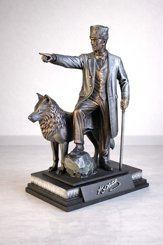 Atatürk Hedef İleri Özel Tasarım Biblo